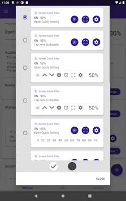 Screen Color Filter android App screenshot 0