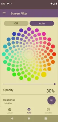 Screen Color Filter android App screenshot 11