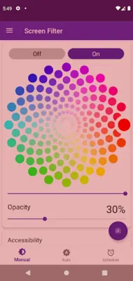 Screen Color Filter android App screenshot 13