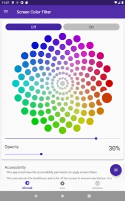 Screen Color Filter android App screenshot 5